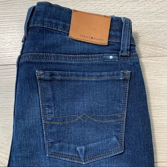 Lucky Brand Brooke Skinny Dark Wash Mid Rise Jeans - Picture 6 of 13